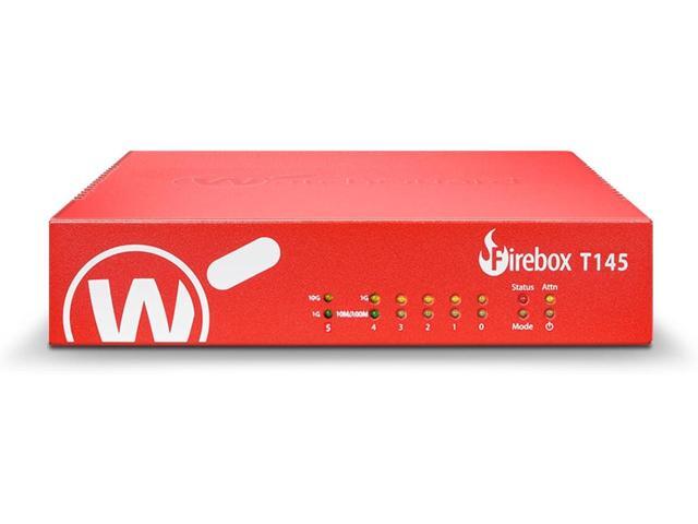 WatchGuard Firebox T145 with 3-yr Standard Support WGT145003