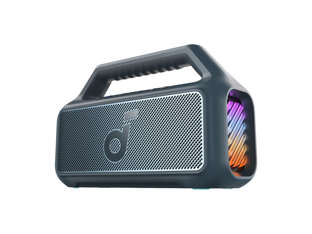 Boom 2 by Anker, 80W Outdoor Bluetooth Speaker, 24H Playtime IPX7 Waterproof, BassUp 2.0 Subwoofer, Floatable, RGB lights, USB-C, Custom EQ via...