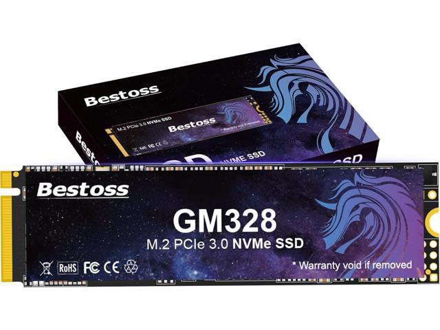 Bestoss 256GB NVMe SSD M.2 PCIe 3.0, Gen 3x4 2280 Internal Solid State Drive, 3D NAND TLC, Up to 3200MB/s, Compatible with Laptop and PC Desktops