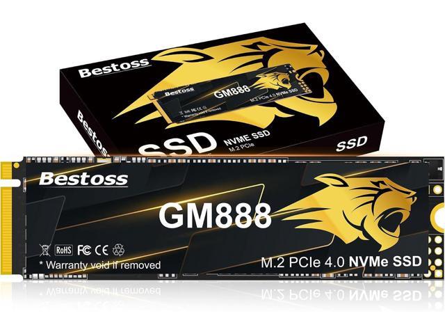 Bestoss NVMe M.2 SSD PCIe 4.0 2TB m.2 2280 Internal Solid State Hard Drive, Read UP to 7000MB/s for Gaming Expansion, High Performance SSD