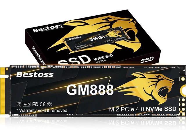 Bestoss NVMe M.2 SSD PCIe 4.0 1TB m.2 2280 Internal Solid State Hard Drive, Read UP to 7000MB/s for Gaming Expansion, High Performance SSD