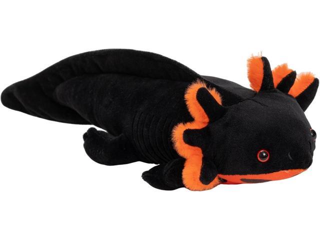 Black Axolotl Plush Stuffed Animal, 17' Cute Soft Kawaii Salamander Plushie Toy for Boys, Fluffy Cuddly Axolotl Stuffy Birthday Gift Home Decor...