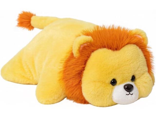18' Weighted Stuffed Animal, Cute Lion Plush Pillows, Super Soft Huggable Stuffed Toy for Kids, Comfort Hugging Pillow Gifts