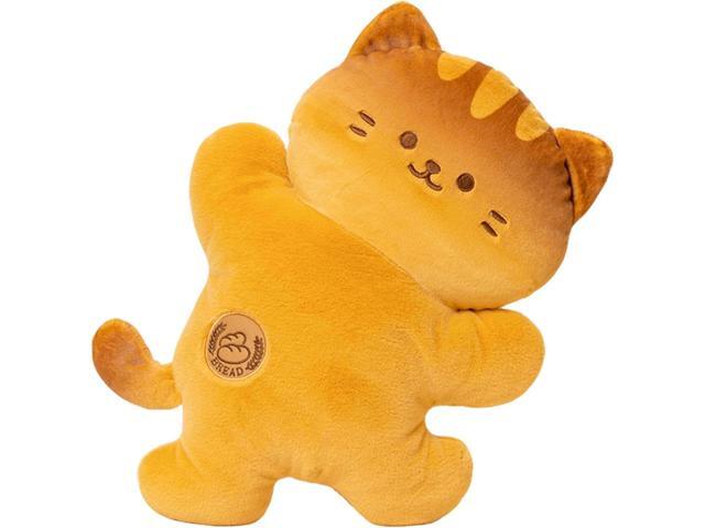 Cute Bread Cat Plush Pillow, 18' Soft Kawaii Kitten Plushie for Girls, Adorable Cat Stuffed Animal Cuddle Plush Toy, Home Decoration Birthday Gift...
