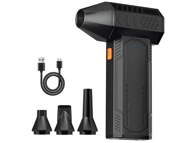 Compressed Air Duster - Electric Air Duster Super Power 130000RPM, 3-Gear Adjustable Mini Duster Blower with Fast Charging, Air Duster Rechargeable...