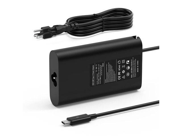 USB-C Laptop Charger for Dell Chromebook 3100 3300 3380 3400, 65W Match the complete Dell Chromebook model and USB-C charging requirement;...