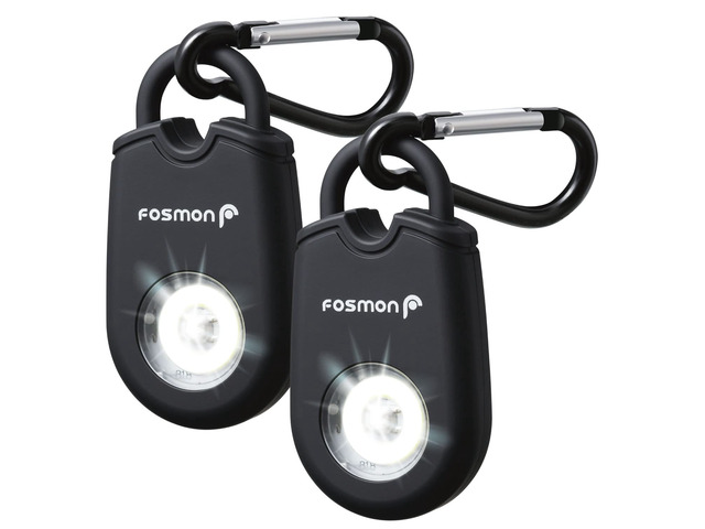 Personal Alarm, Self Defense Keychain Security Siren, 2 Pack 125dB Safety Siren, Strobe Light LED Flashlight, Carabiner Clip, SOS Emergency Alert...