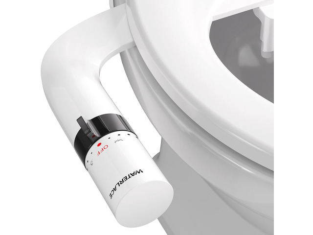 Bidet Attachment for Toilet Seat Sprayer - Non Electric Dual Nozzle with Cold Water - Self Cleaning Toilets Bathroom Spray for Butt Wash - Easy...
