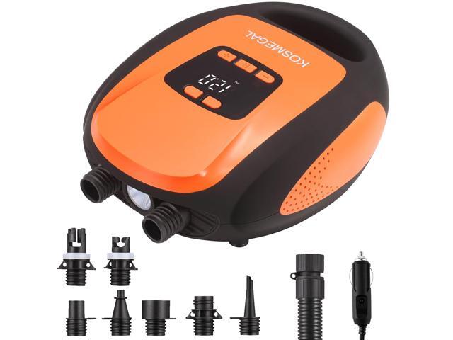 Paddle Board Pump Electric Portable, SUP Pump for Paddleboard, Professional 20PSI Air Compressor with Auto-Off, Deflation Function and 12V DC Car.