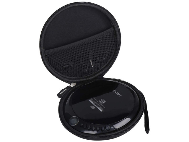 Case Compatible with Deluxe/Coby/GPX Portable CD Player, Storage Hard Bag for Accessories (Case Only)