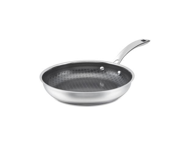 FusionPlus Hybrid Stainless Steel 10 Inch Skillet, PurelySear Hybrid Searing Surface, Oven Safe, Cool Grip Handle, Dishwasher Safe, Induction...