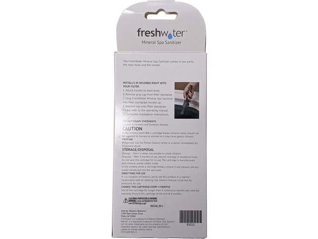 Mineral Spa Cleaner Silver Ionizer 80010