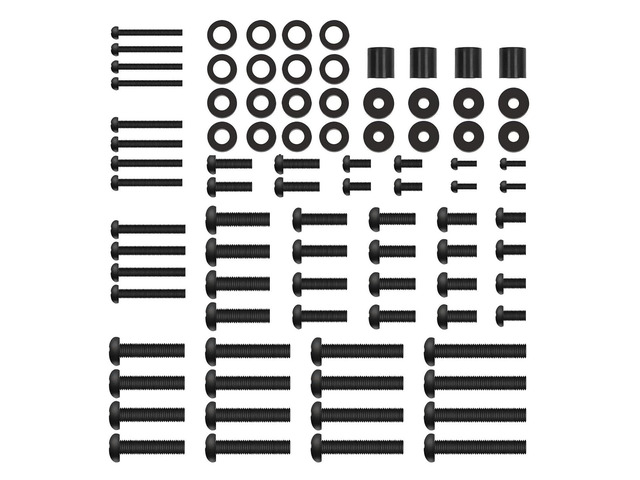 Universal TV Mounting Hardware Kit Fits Most TVs up to 80 inches, VESA Wall Mount M4, M5, M6, M8 Screws, Spacers and Washers, Works with Most...