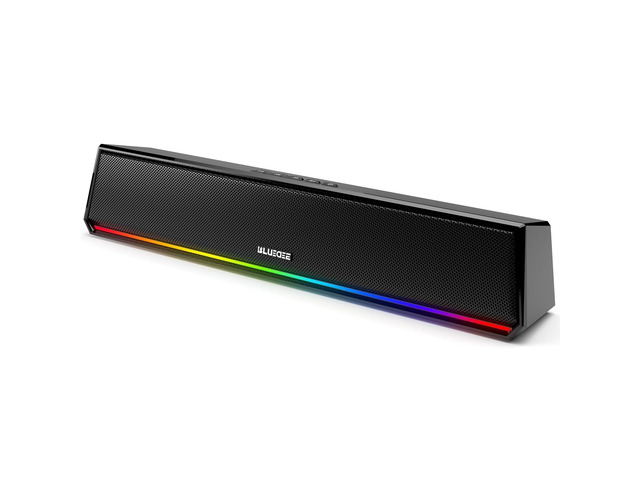 ViewSonic Computer Speakers for Desktop PC, Bluetooth & USB PC Sound Bar RGB USB-A/C Audio and Power, 10W PC Speakers, Wired Plug-and-Play,...