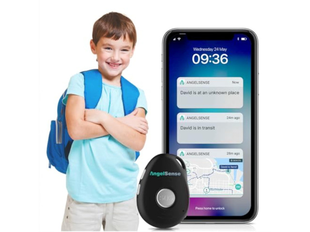 GPS Tracker for Kids - for Autism Safety, Special Needs, Elderly App with Real-Time GPS, 2-Way Voice, SOS Button, First Responder Alerts, AI Risk...