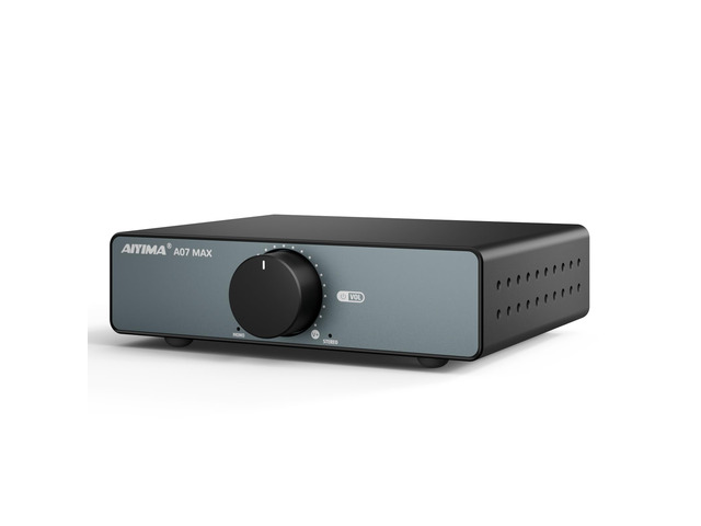 A07 MAX TPA3255 HiFi Power Amplifier 600W,Mono/Stereo Amp & Aux Out Swappable Op-Amp 300W*2 Class D HiFi Amp for 2.0/2.1 Channel Home Audio...