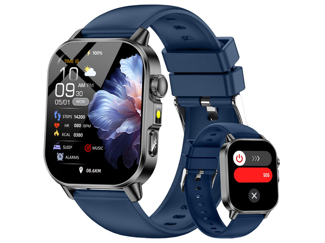 Smart Watch for Men Women with 2.0' HD Display, Blood Pressure Oxygen Heart Rate Sleep Monitor, 136 Sports Modes, IP68 Waterproof Fitness Tracker...