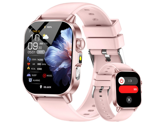 Smart Watch for Men Women with 2.0' HD Display, Blood Pressure Oxygen Heart Rate Sleep Monitor, 136 Sports Modes, IP68 Waterproof Fitness Tracker...