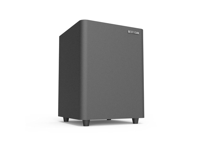 6.5 Subwoofer, Powered Home Audio Sub woofer with Deep Bass in Compact Design, for Studio and Home Theater, Black,SW65C