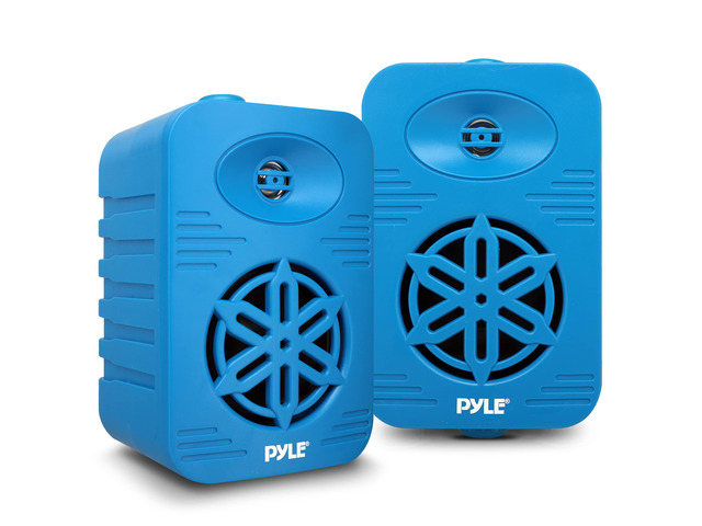 Usa Indoor Outdoor Speakers Pair - 500 Watt Dual Waterproof 5.25 2-Way Full Range System w/ 1/2 High Compliance Polymer Tweeter - in-Home, Boat,...
