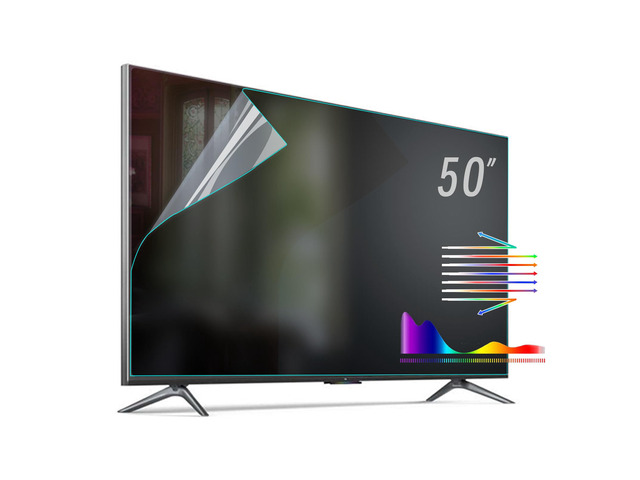 50 Inch Anti-Glare TV Film,Blue Light Anti Scratch Film,50 Inch TV Anti Glare Screen Protector Matte Film