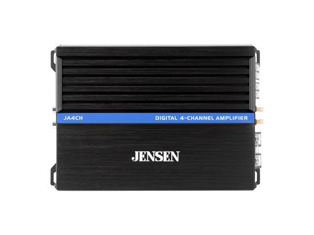 JA-Series JA4CH High-Performance Class-D 4-Channel Car Audio Amplifier Truck, Motorcycle, Golf Cart 1,000 Watts Peak Power Efficient Compact...