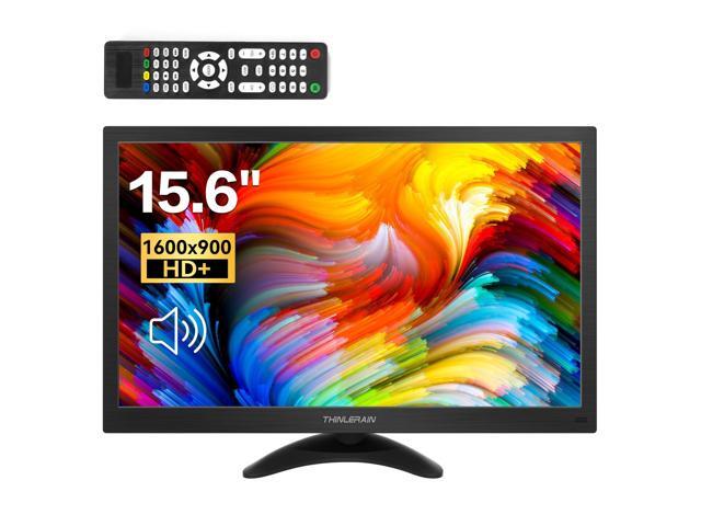 15.6 Inch Computer Monitor 1600x900 Small PC Monitor with HDMI VGA AV BNC USB Ports, 60Hz, 5Ms, VESA, Remote Control, Mini Display Built-in...