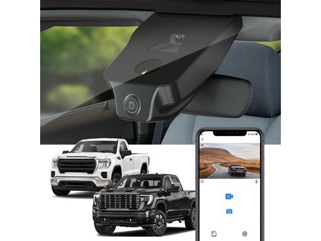 4K Dash Cam Suitable for GMC Sierra 1500 2500HD 3500HD (HD2-6272, Count The Vents) 2020-2026, OEM Look, UHD 2160P Video, WiFi & APP, Loop.
