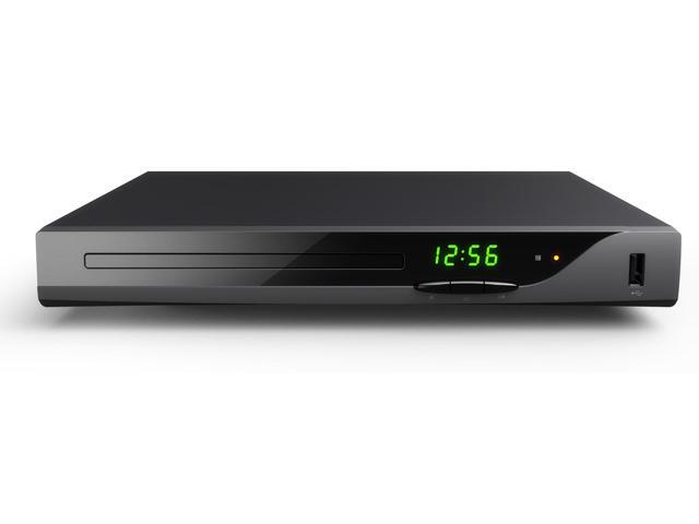 Blu Ray DVD Player, 1080P Home Theater Disc System, Play All DVDs and Region A 1 Blu-Rays, Support Max 128G USB Flash Drive + HDMI/AV/Coaxial...