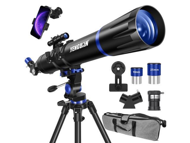 Telescope, 90mm Aperture 800mm-Telescope for Adults & Kids, Professional Refractor Telescopes for Adults High Powered, Beginner-Friendly, Phone...