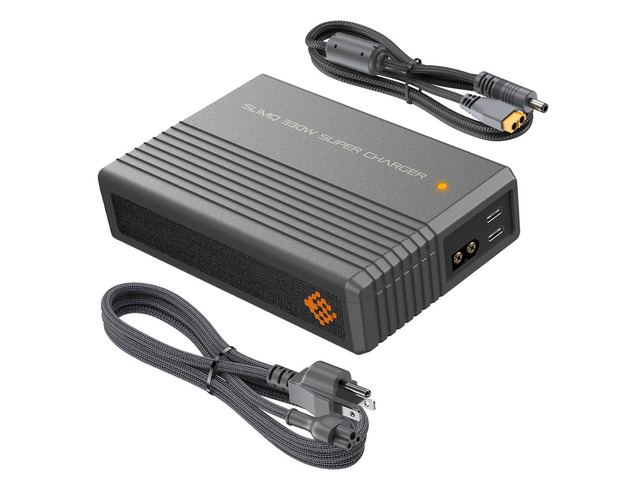 330W 20V 16.5A Gaming Laptop Charger Multi-Port Power Adapter Power Supply AC Adapter with 1 DC & 2 USB-C Ports, Compatible with Dell, MSI,...