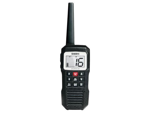 Atlantis 155 Handheld Two-Way VHF Marine Radio, Floating IPX8 Submersible Waterproof, Dual-Color Screen, All USA/International/Canadian Marine...