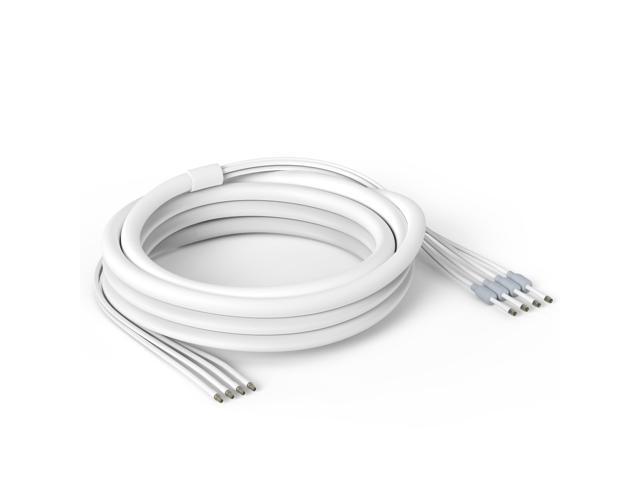 UltraFlex-Quad Cable: Low-Loss Quad-195 Extension Cable Outdoor Rated SMA Male to SMA Female Weatherproof Boots for 5G Cellular Routers,...