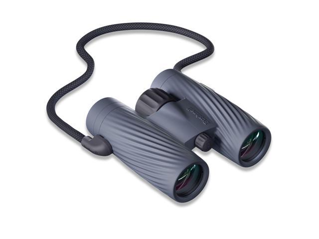 A3 8x32 Compact Binoculars for Adults & Kids, Waterproof, Fogproof, 8X Magnification, Fully Multi-Coated Lenses & Rubber Armor - Folkstone Gray