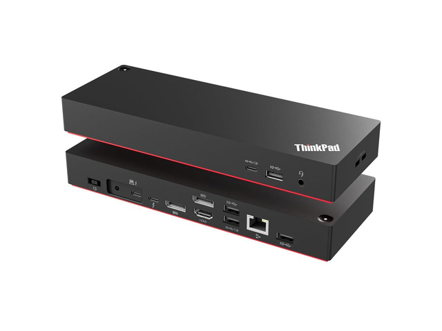ThinkPad 40B00135 Thunderbolt 4 Universal Docking Station for Lenovo Laptops, 4 External Displays, Power Charging UP to 100W + HDMI 4K Cable + DP...