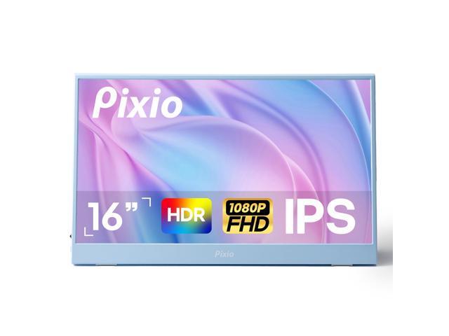 PX160 Wave Blue Portable Monitor 15.6 inch 60Hz FHD 1080p IPS Panel HDR Screen Cover Stand USB-C HDMI Laptop Screen Extender Portable Monitor for...