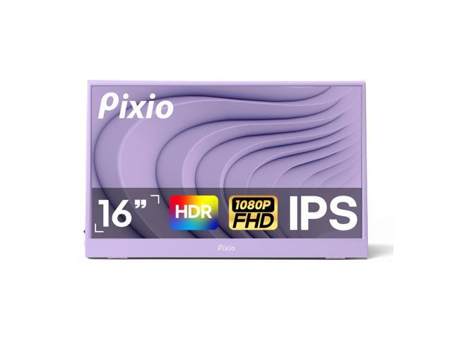 PX160 Wave Purple Portable Monitor 15.6 inch 60Hz FHD 1080p IPS Panel HDR Screen Cover Stand USB-C HDMI Laptop Screen Extender Portable Monitor for...