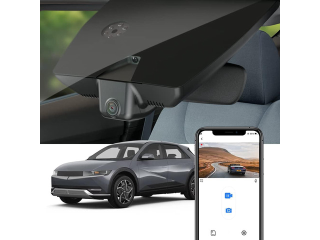 4K Dash Cam Suitable for Hyundai IONIQ 5 2022-2024 (6 Vents) SE Standard Range SEL Limited, OEM Look, UHD 2160P Video, Built-in WiFi & APP, Loop...