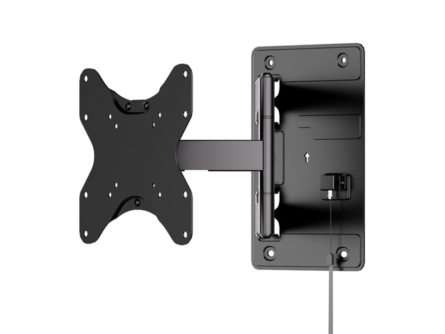 Lockable RV TV Mount 23-43 Inch, Full Motion RV TV Wall Mount for Camper & Travel Trailer, Quick Release Locking Arm RV TV Bracket, VESA...
