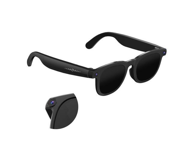 AI Smart Glasses with Camera, 800W HD Anti-Shake Video Glasses, 1080P Video Recording Sunglasses, Real-Time Translation, Voice Assistant, Bluetooth...