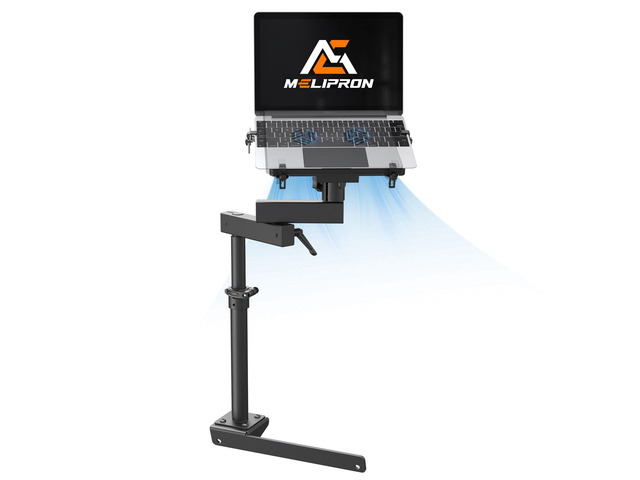 Truck Laptop Mount Fit for 2012-2023 Ram 1500-5500, No-Drilling Vehicle Laptop Holder for in-Truck Mobile Work