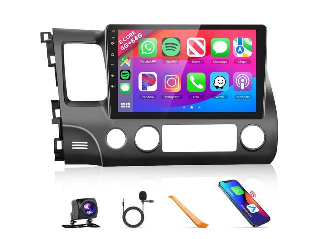 5G WiFi 8Core 4G 64G Car Radio for Honda Civic 2006-2011 Stereo Upgrade 10.1inch 1280x720P QLED Touch Screen 5.1Bluetooth DSP FM/RDS Wireless...