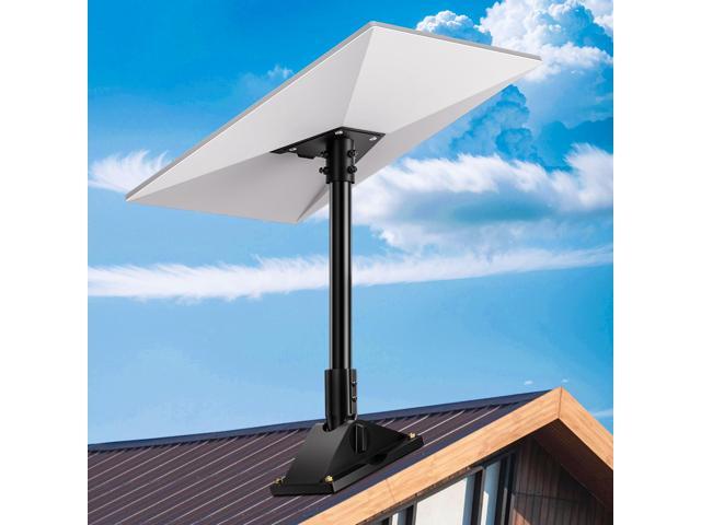 Starlink Gen 3 Mount, Starlink Pole Mount Kits for Standard 3/4/4X Satellite Dish, Adjustable Gen3 StarLink Roof Mounts with Pipe Adapter