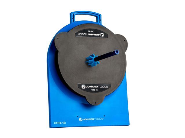 CRD-10 Cable Reel Dispenser, 10' Diameter - Compact & Portable Cable Drum Stand with Non-Slip Rubber Feet, Heavy Duty, Holds Up to 700 lb (318 kg)