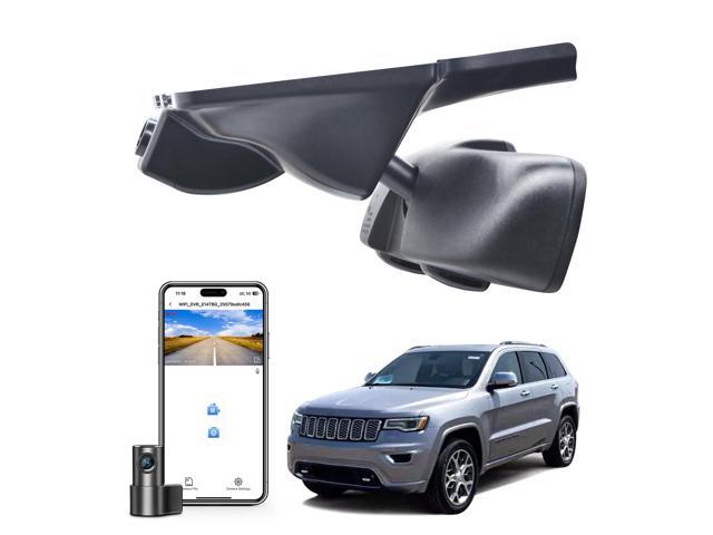 Front 4K & Rear 1080p Dash Cam Custom Fit for Jeep Grand Cherokee 2016 2017 2018 2019 2020 2021, WK 2022 (Model C), Laredo Laredo X Overland Summit.