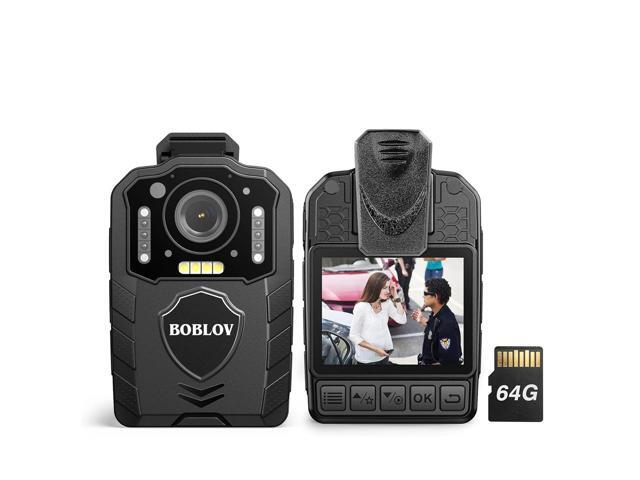 KJ25 1080P Body Camera,3000mAh Large Battery for 13 Hours Video Shooting with Audio, Night Vision Body Cam with Pre/Post-Recording, Multiple Use...