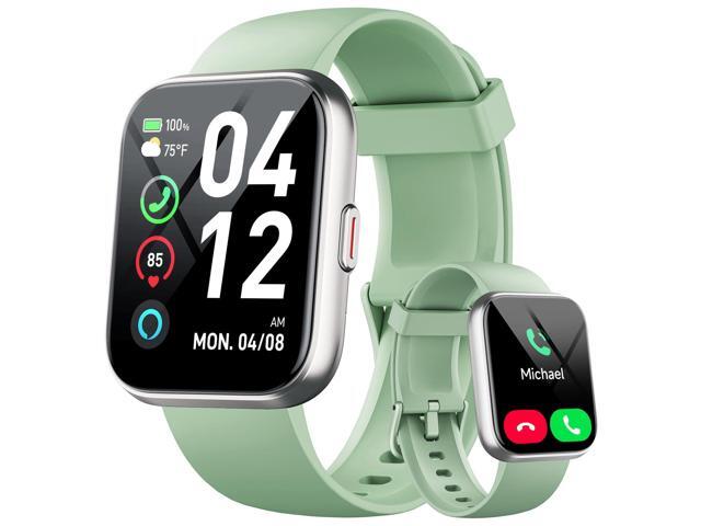 Smart Watches for Women Men, 1.85' HD Smart Watch for Samsung/iPhone/Android, Fitness Tracker with 24/7 Heart Rate/Sleep/SpO2 Monitor, Smartwatch...