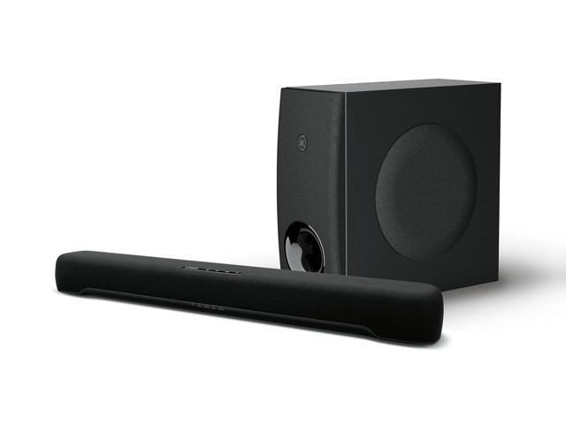 Audio SR-C30A Compact Sound Bar with Wireless Subwoofer and Bluetooth, Black