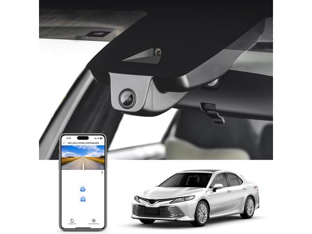 4K Dash Cam fit for Toyota Camry & Camry Hybrid 2021 2022 2023 2024 (Model A), LE L XLE TRD XSE SE, Integrated OEM Look, UHD 2160P Video, App &.