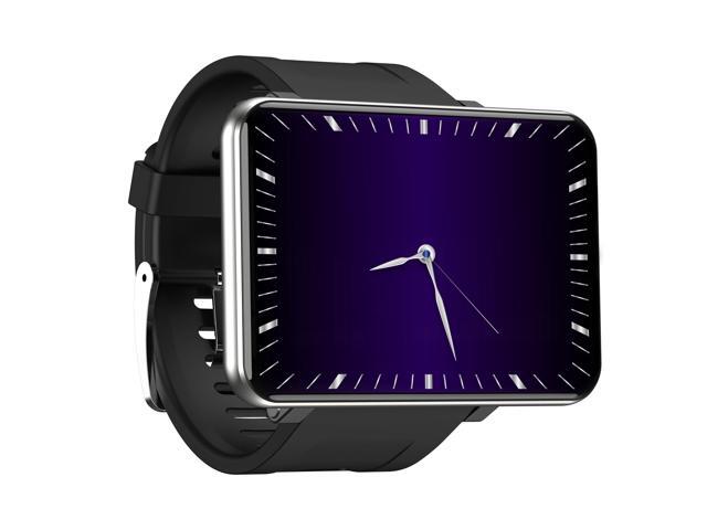 4G Smart Watch 2.86 Inch Screen Android 7.1 1GB+16GB 5MP Camera 2700mAh Battery Smartwatch for Men (Silver, 3GB+32GB)